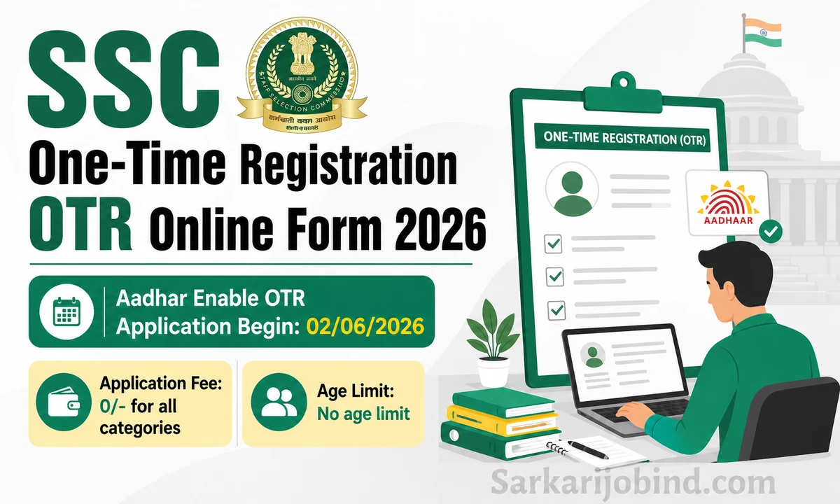 SSC One Time Registration OTR Online Form 2025